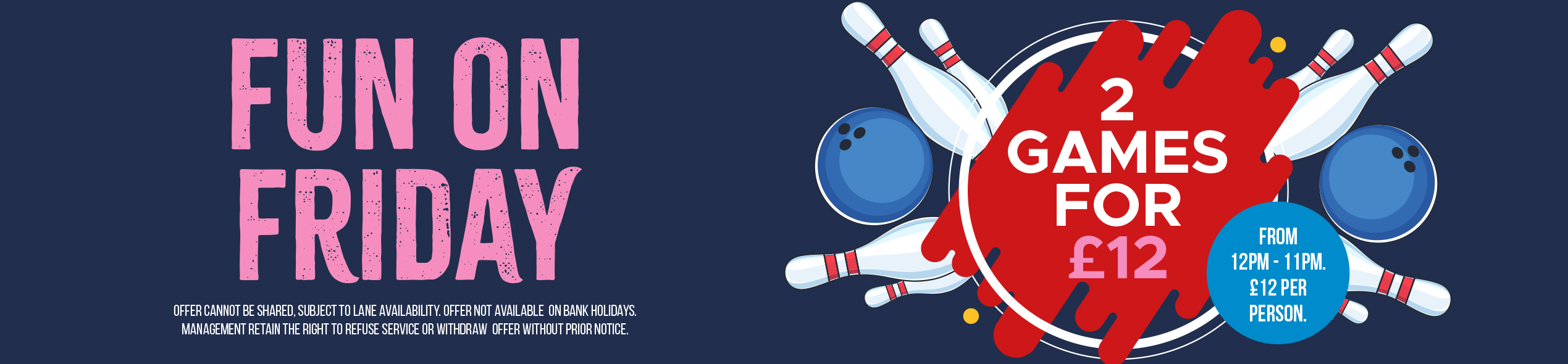 Friday bowling deal and package