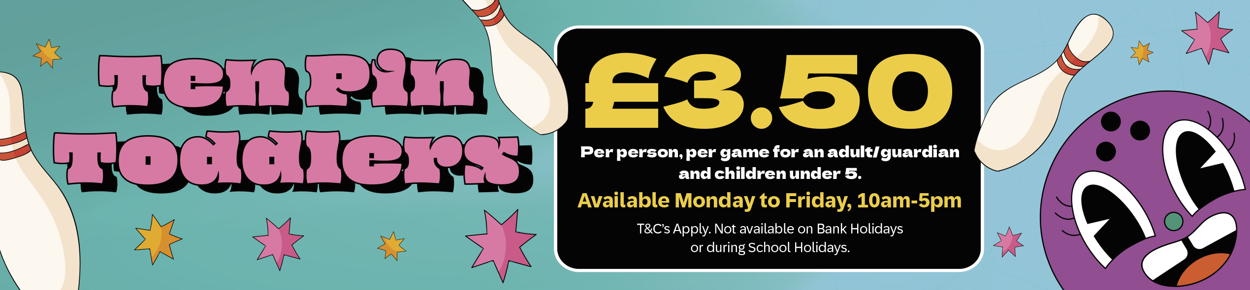 Children and Kids bowling package