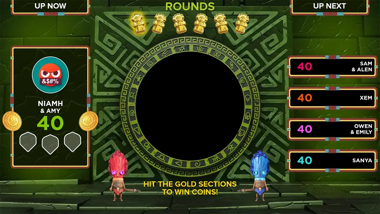 Augmented Reality Halve It game at Airport Bowl Heathrow